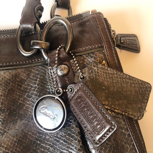 COACH RARE Limited Edition Kristin Python Tote - Picture 3 of 10